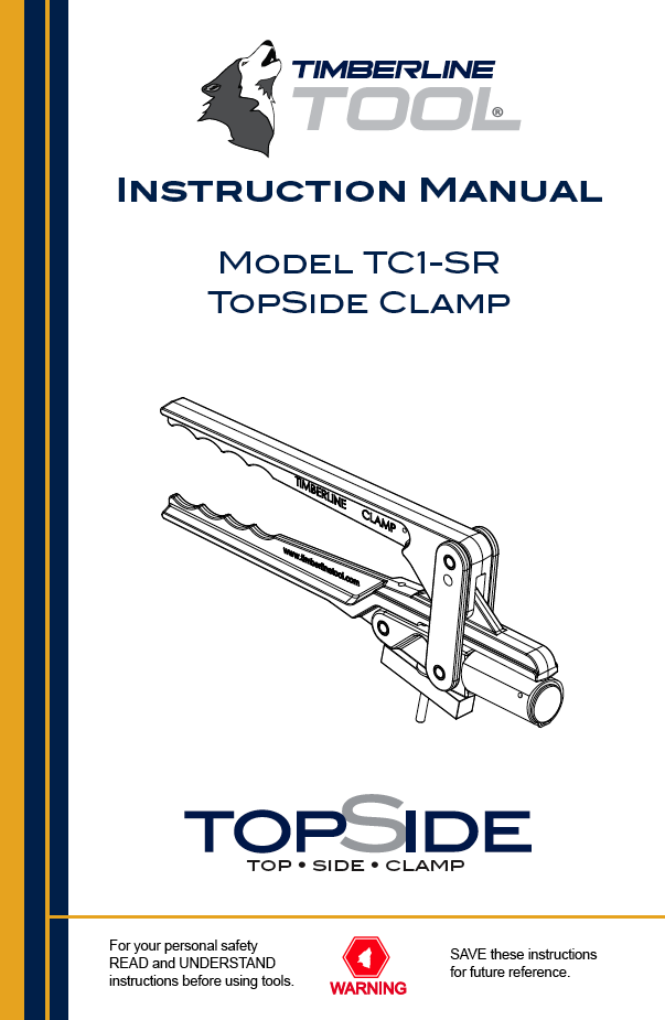 Timberline Tool TC1-SR Manual 