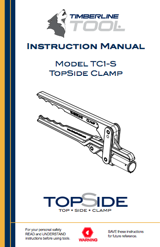Timberline Tool TC1-S Manual 