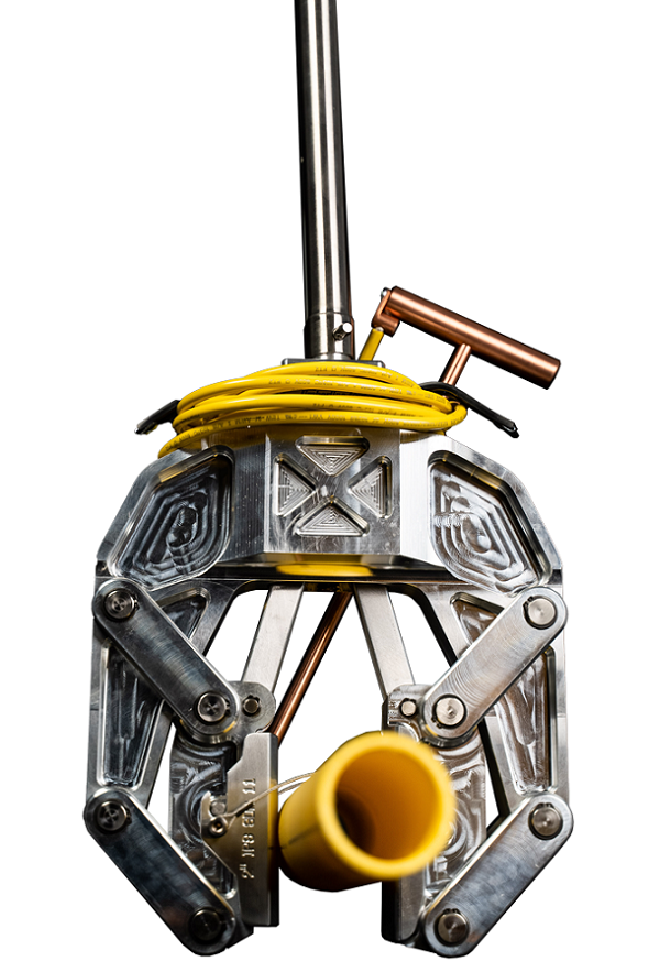 Timberline Tool TR270 the fastest and perfect top-down squeeze-off solution for 13 mm–51 mm PE Pipeline.