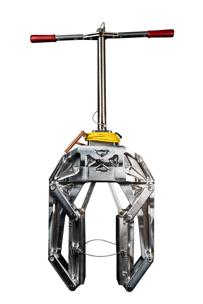 Timberline Tool TR650 your top-down remote squeeze-off solution for 90 mm–180 mm PE pipe.