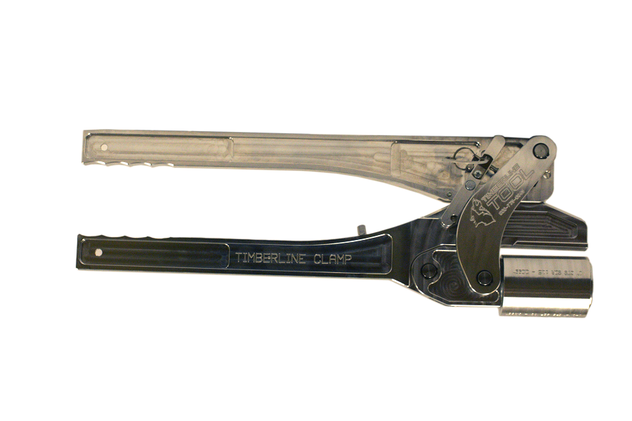 Timberline Tool TC2-S is fast, safe and efficient squeeze-off for 13 mm - 51 mm PE pipe.